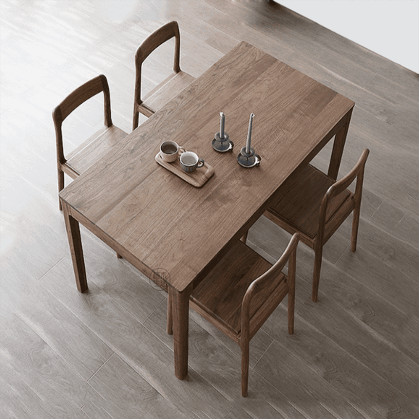 Bàn ăn bằng gỗ đẹp cho gia đình