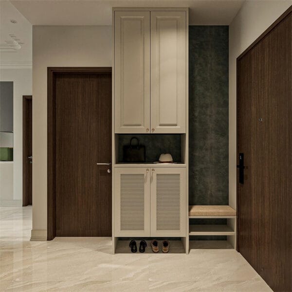 Tham khảo mẫu và cách chọn tủ giày chung cư phù hợp cho bạn